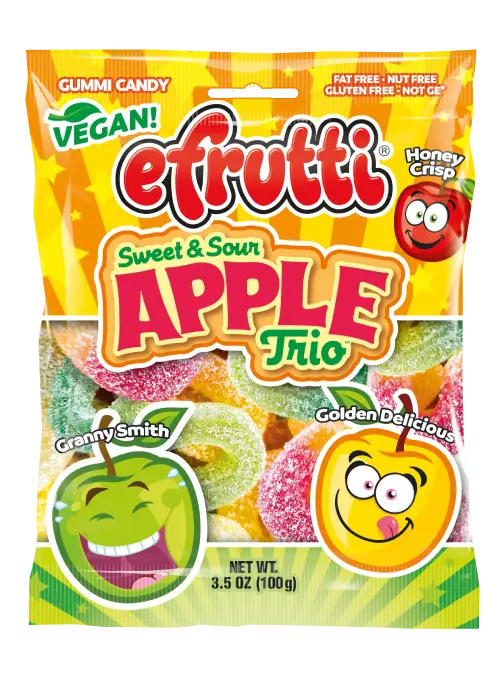 Efrutti Apple Trio - 100g