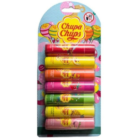 Chupa Chups Lip Balm Collection - 7 Pack