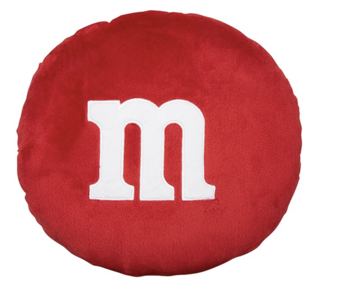 M&M Red Pillow