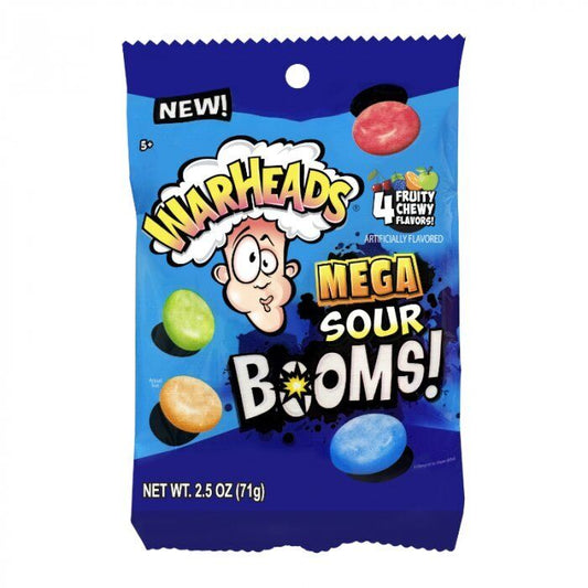 Warheads Mega Sour Booms - 71g