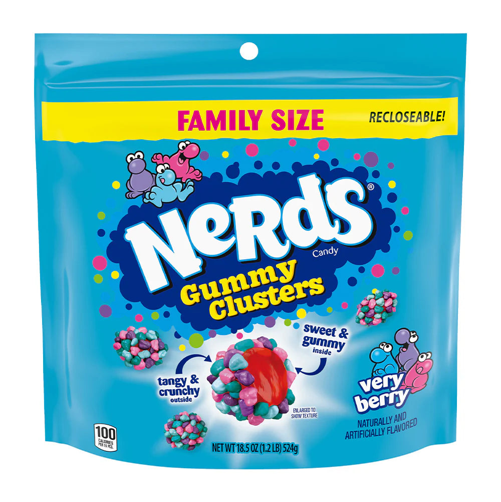 Nerds Gummy Clusters Very Berry - 524g