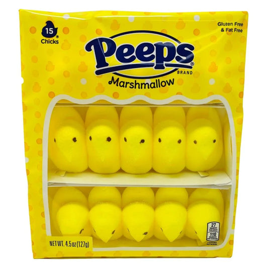 Peeps Yellow 15 Pack - 127g