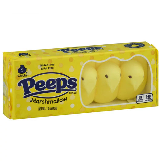 Peeps Yellow 5 Pack - 42g