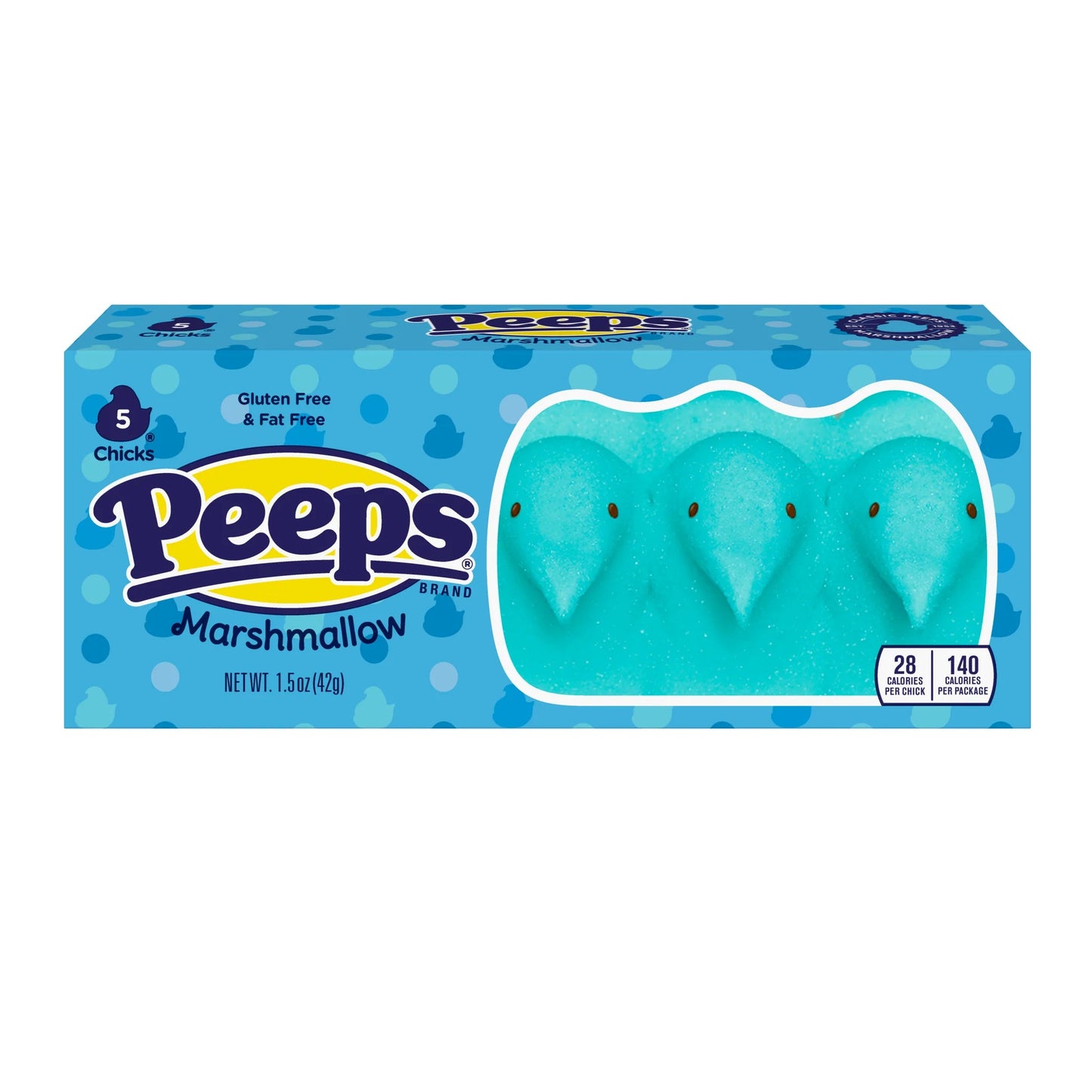 Peeps Blue 5 Pack - 42g