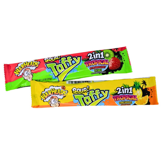 Warheads Sour Taffy Tropical - 42g