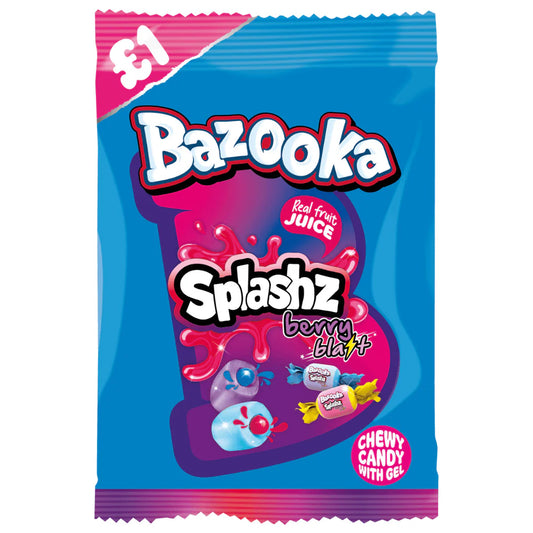 Bazooka Splashz Berry Blast - 120g