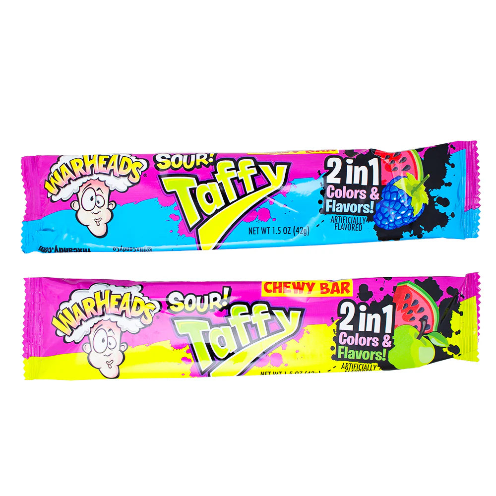 Warheads Sour 2 in 1 Taffy - 42g