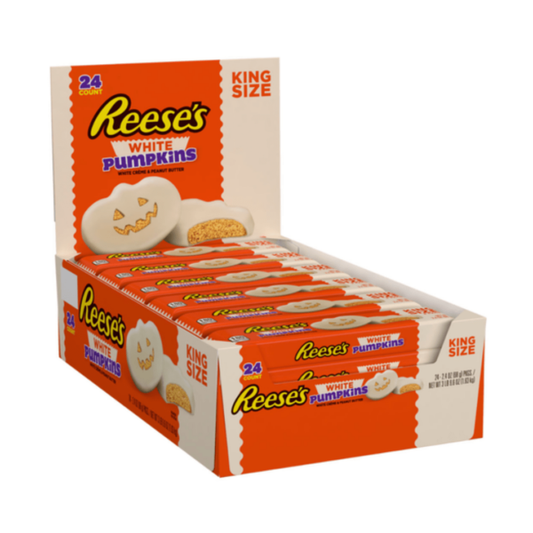 Reese’s white pumpkins Ks