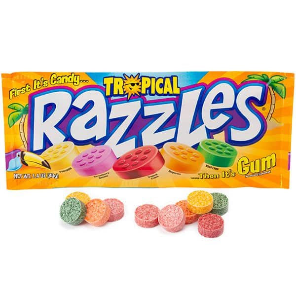 Razzles Tropical - 40g