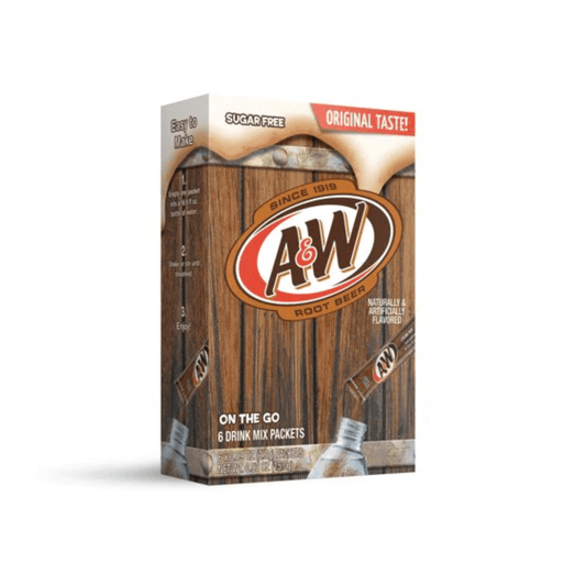 A&W Root Beer Drink Mix - 2.7g x 6 Packets