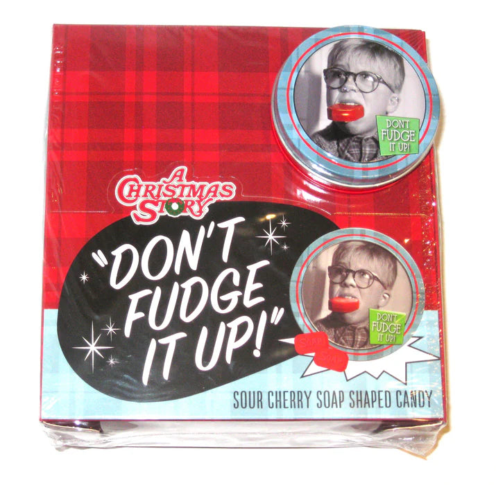 A Christmas Story Don’t Fudge It up Sour Cherry Soap Shaped Candy - 34g