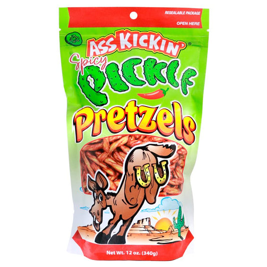 Ass Kickin Spicy Pickle Pretzel