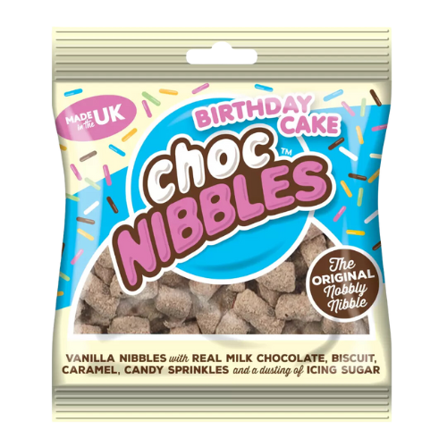 Choc Nibbles Birthday Cake (UK) - 150g