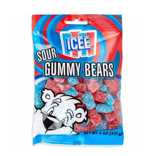 Icee Sour Gummy Bears 113g