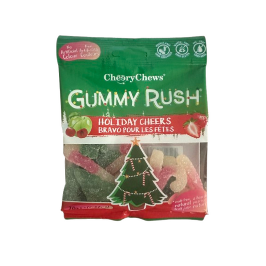 Gummy Rush Holiday Cheers Apple-Strawberry Cherry - 70g