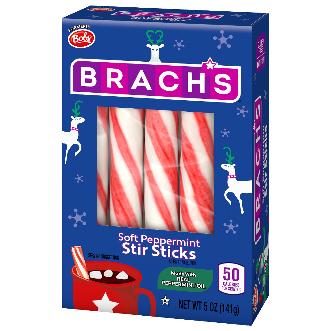 Brachs Soft Peppermint Stir Sticks - 141g