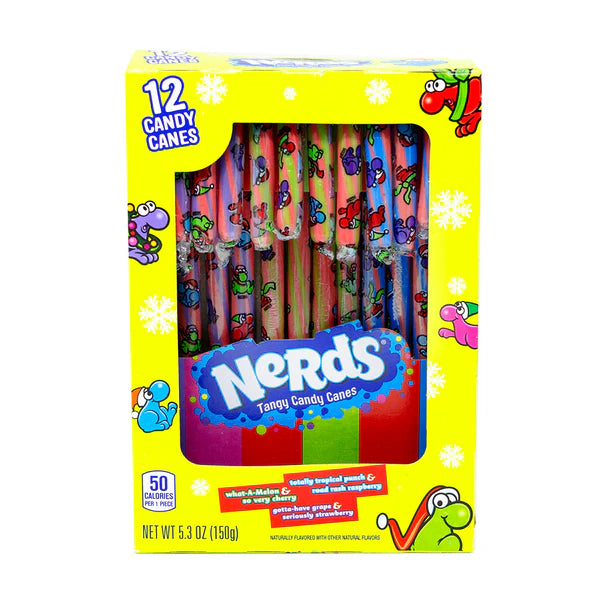 Nerds Tangy Candy Canes 12 Pack