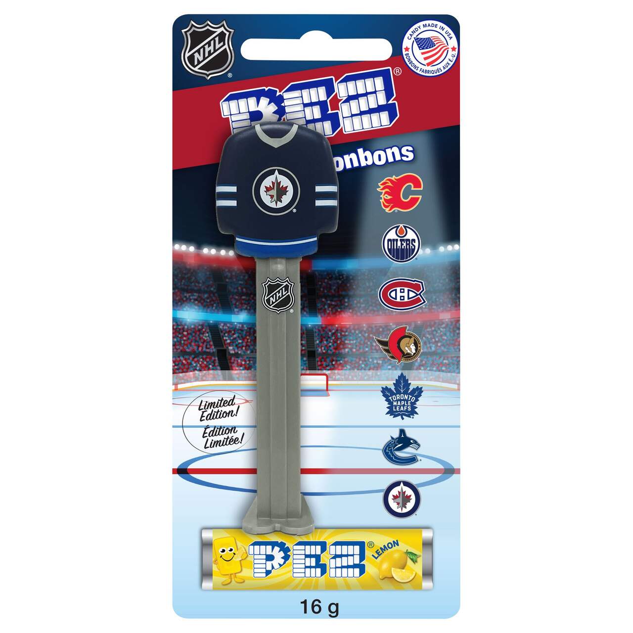 Pez NHL Jerseys Jets