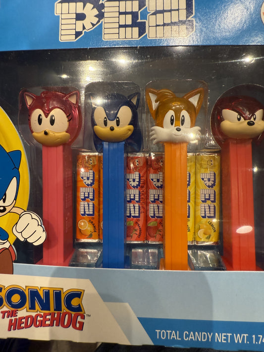 Pez Sonic The Hedgehog Gift Set