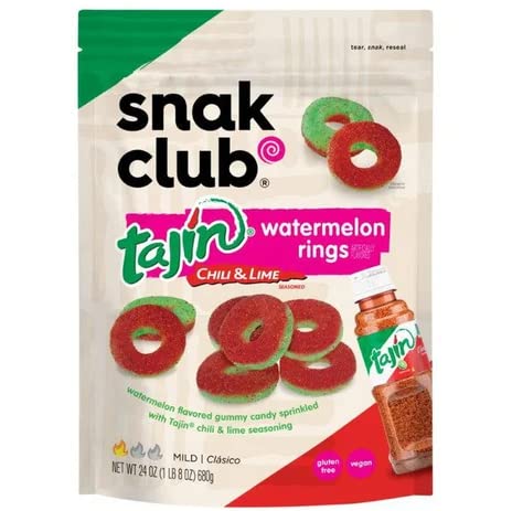 Tajin Watermelon Ring Snack Club - 64g