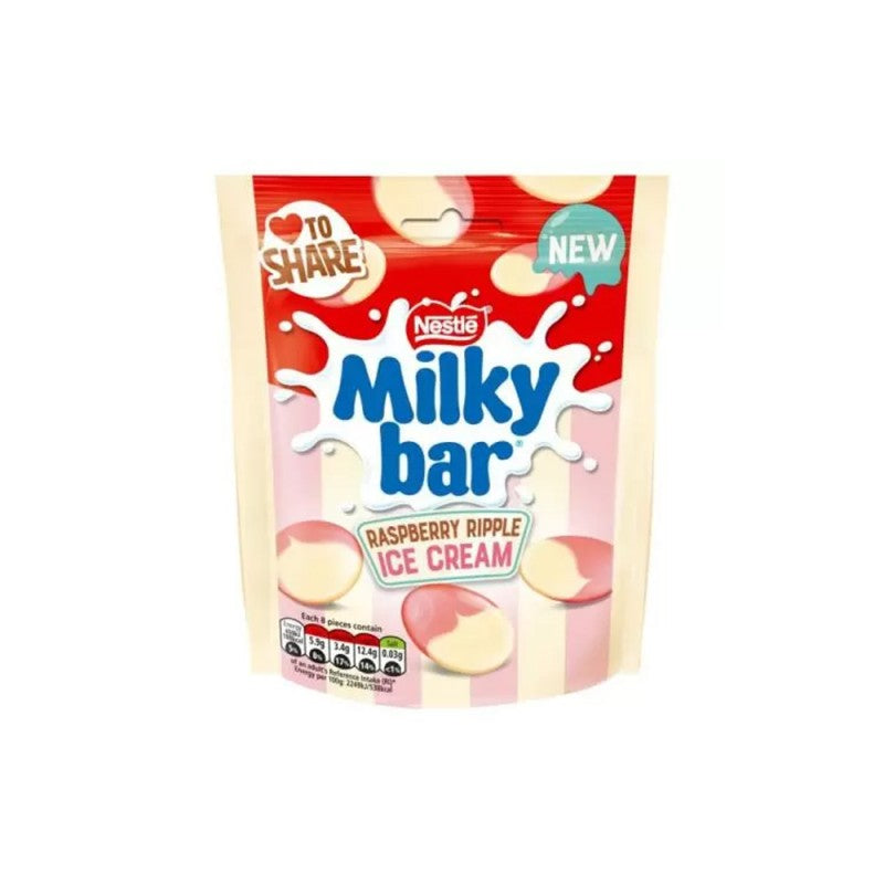 Nestle Milky Bar Raspberry Ripple Ice Cream