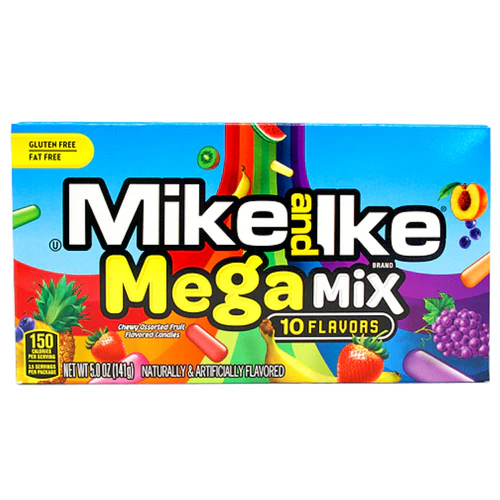 Mike and Ike Megamix 10 flavours - 141g