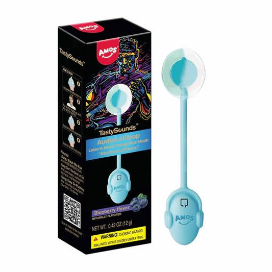Amos Tasty Sounds Audio Lollipop Blueberry – 12g