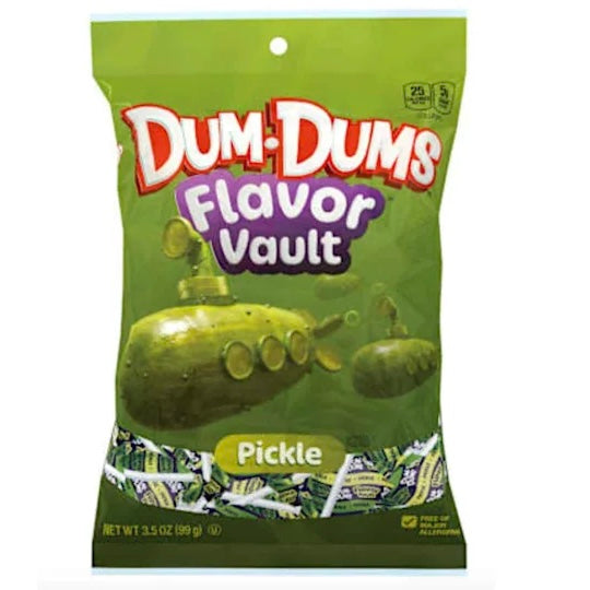 Dum Dums Dum-Dums Flavor Vault Pickle Lollipops — product image