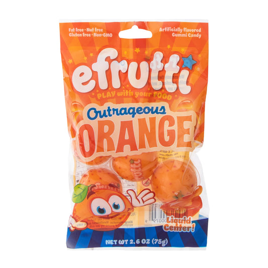 eFrutti Outrageous Orange Gummy Candy – 75 g