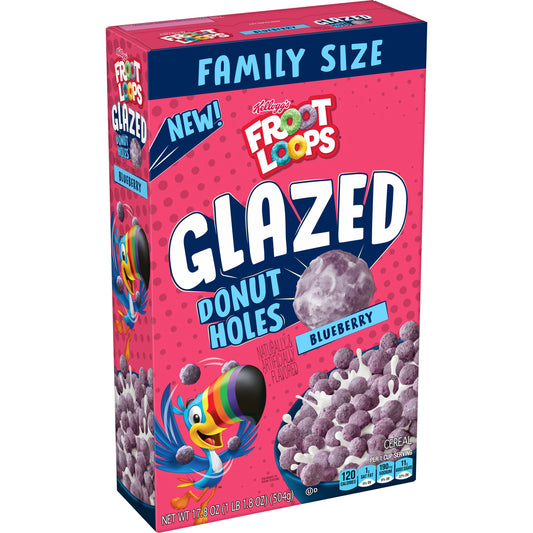 Froot Loops Blaze Donut Holes Blueberry – 504 g