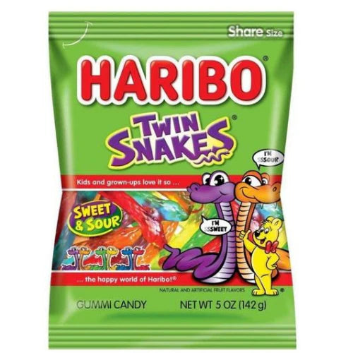 Haribo Twin Snakes - 140g
