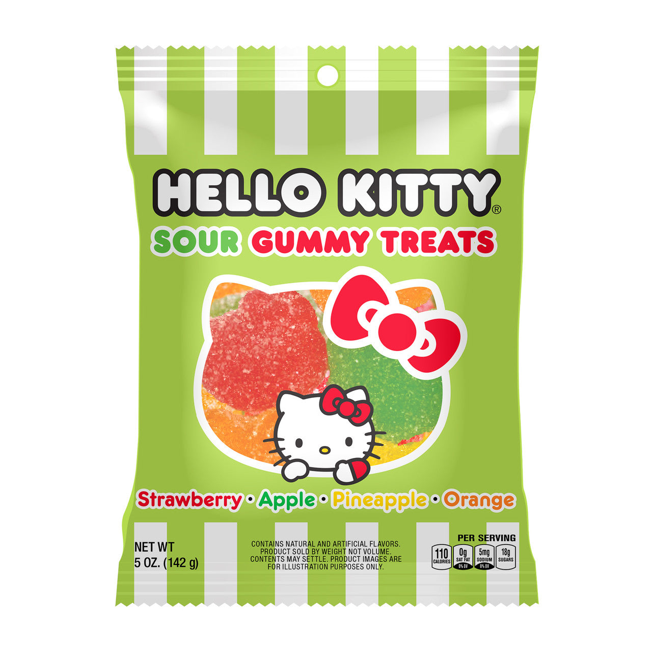 Hello Kitty Sour Gummy Treats - 142g