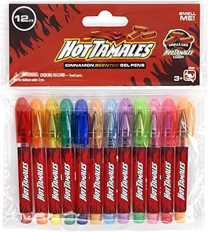 Hot Tamales Cinnamon Scented Gel Pens
