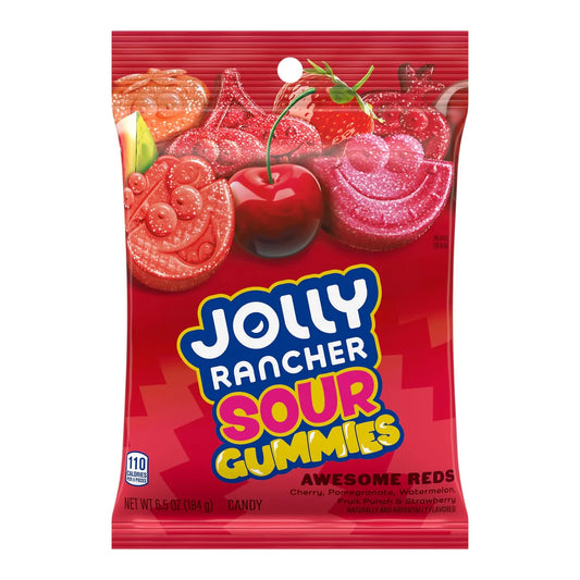 Jolly Rancher Sour Gummies Awesome Reds - 184g
