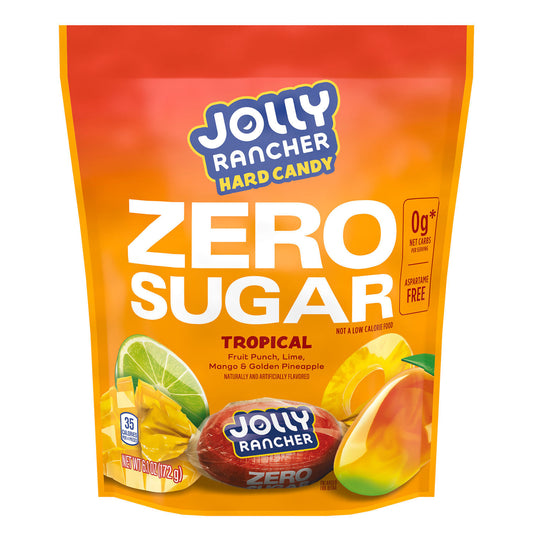 Jolly Rancher Zero Sugar Tropical Hard Candy – 172 g