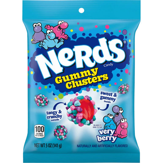Nerds Gummy Clusters Very Berry - 141g