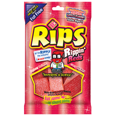 Rips Rippin’ Red Bite-Size - 113g