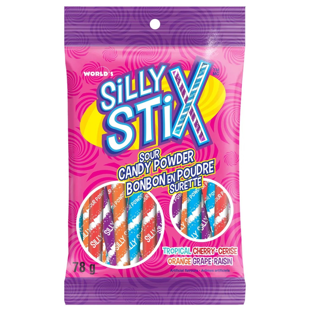Silly Stix Sour Candy Powder - 78g