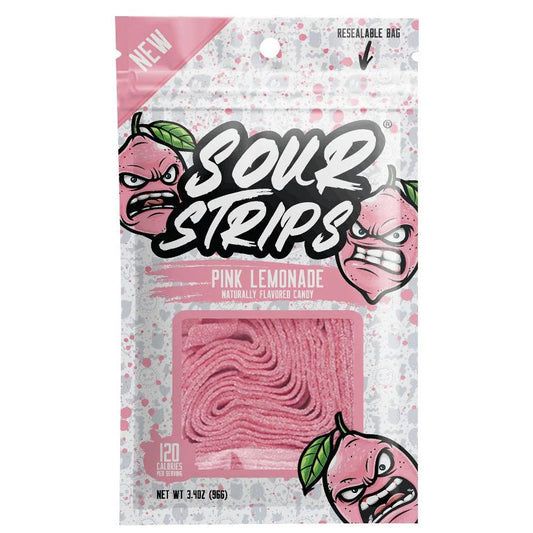 Sour Strips Pink Lemonade - 96g