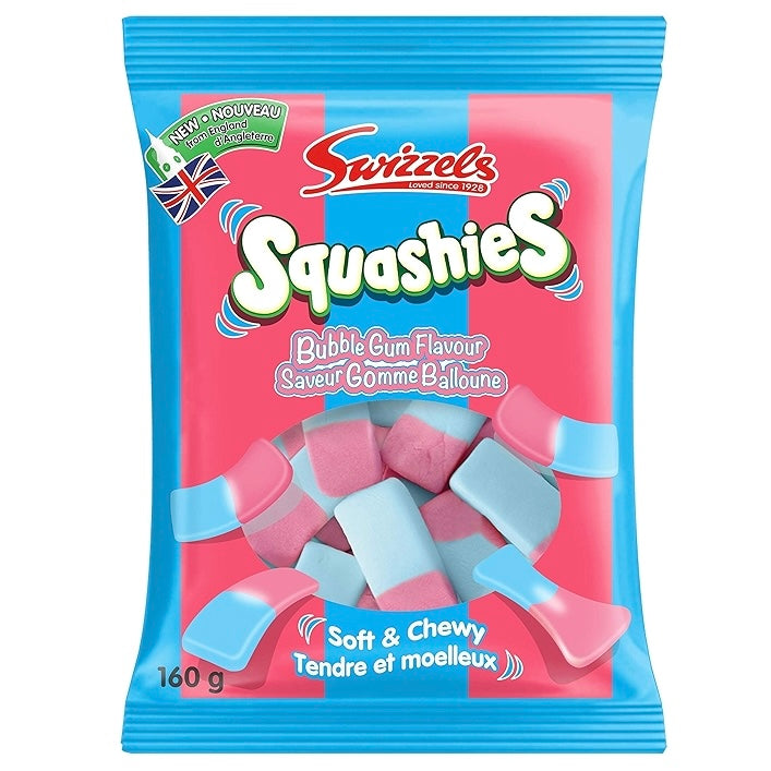 Squashies Bubble Gum Flavoured - 160g