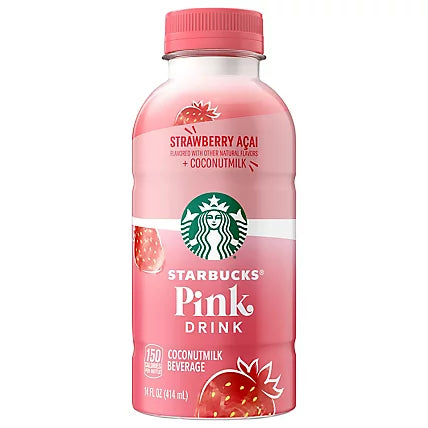 Starbucks Strawberry Açaí Pink Drink – 414 mL