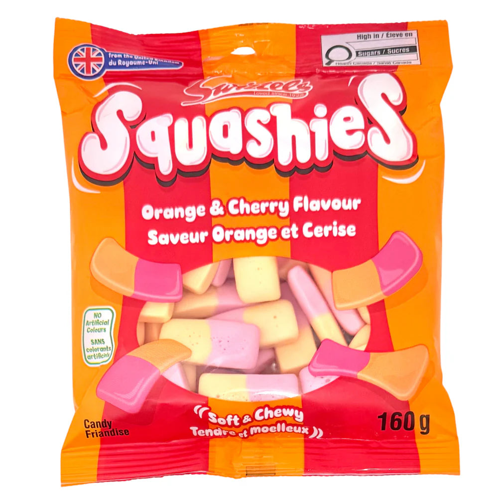Swizzels Squashies Orange & Cherry - 160g