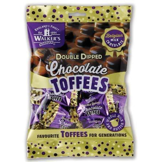 Walker’s Double Dipped Chocolate Toffees - 135g